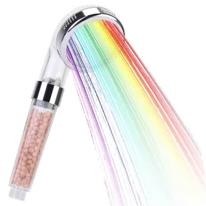 7 Color Changing Light Handheld Shower Head