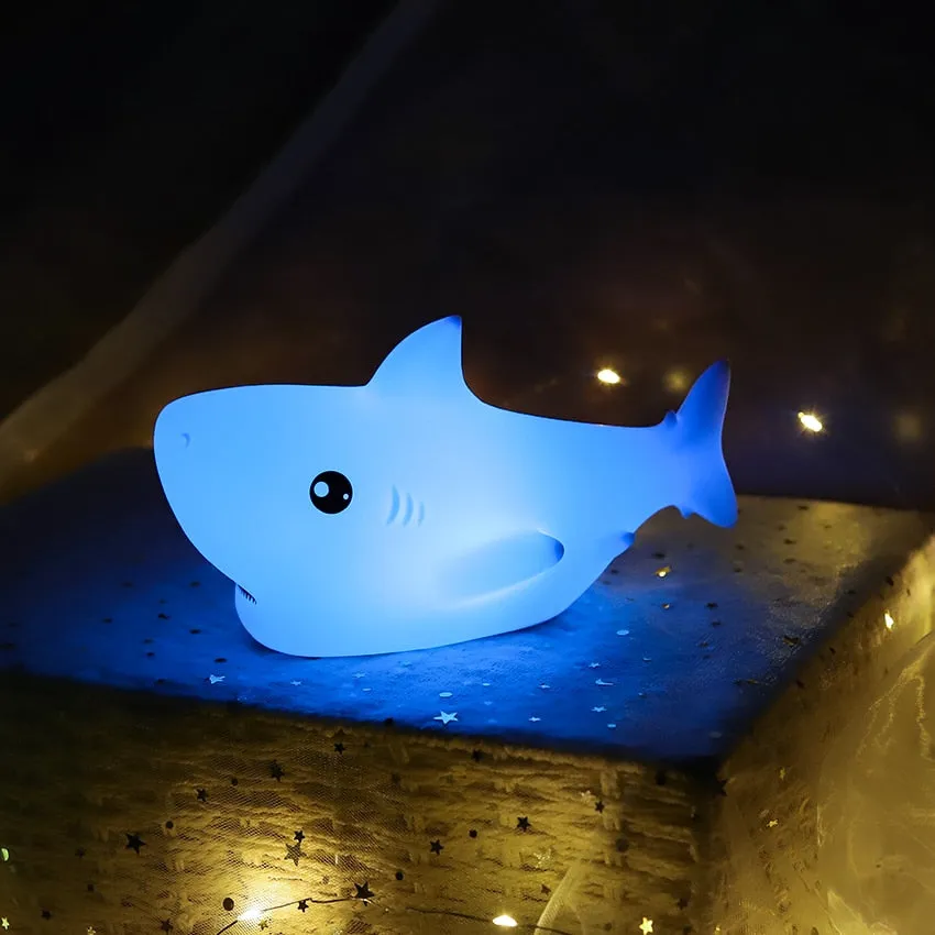 Adorable Color Changing Shark Lamp