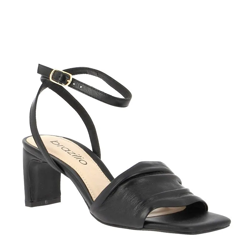 Brazilio 6120536 Black Heeled Sandal