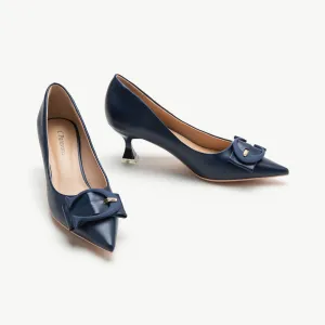 C Buckle Pumps (Olivia) Navy