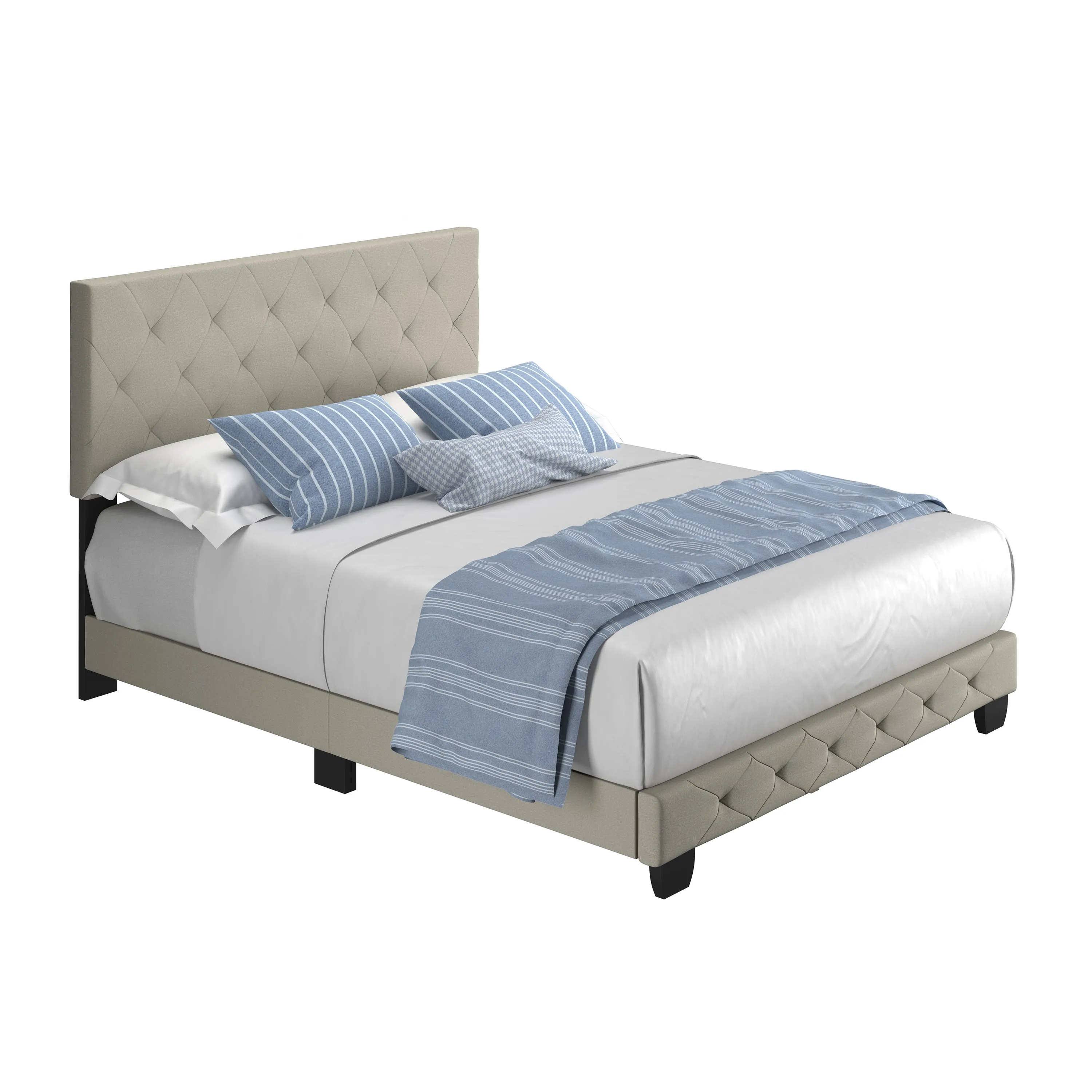 Chloe Upholstered Platform Bed