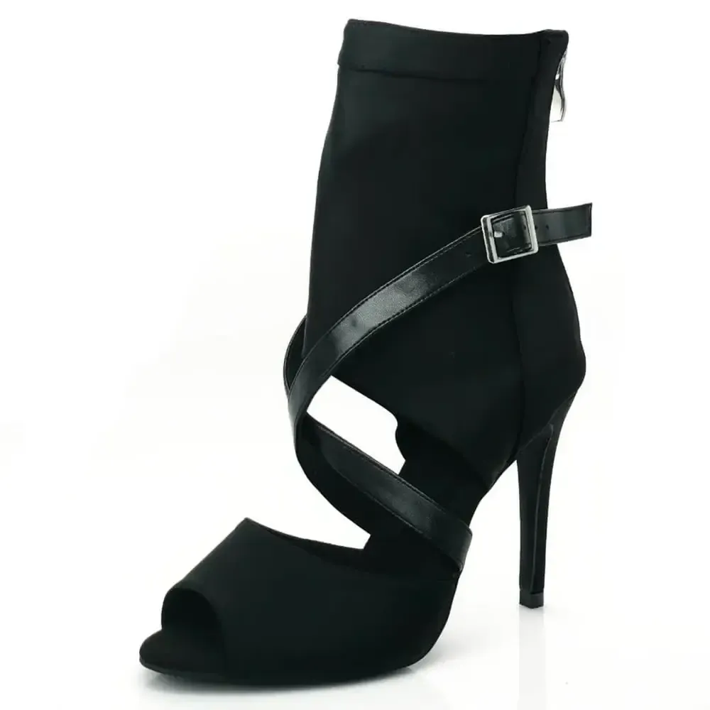 Dance Heels Boots Black High Heels Dance Shoes