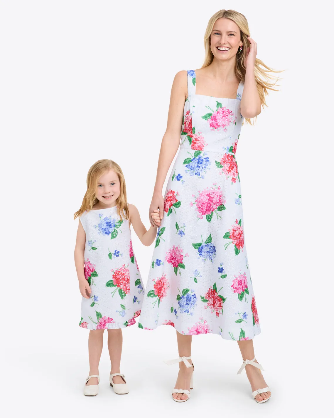 Josephine Love Circle Dress in Printed Hydrangea