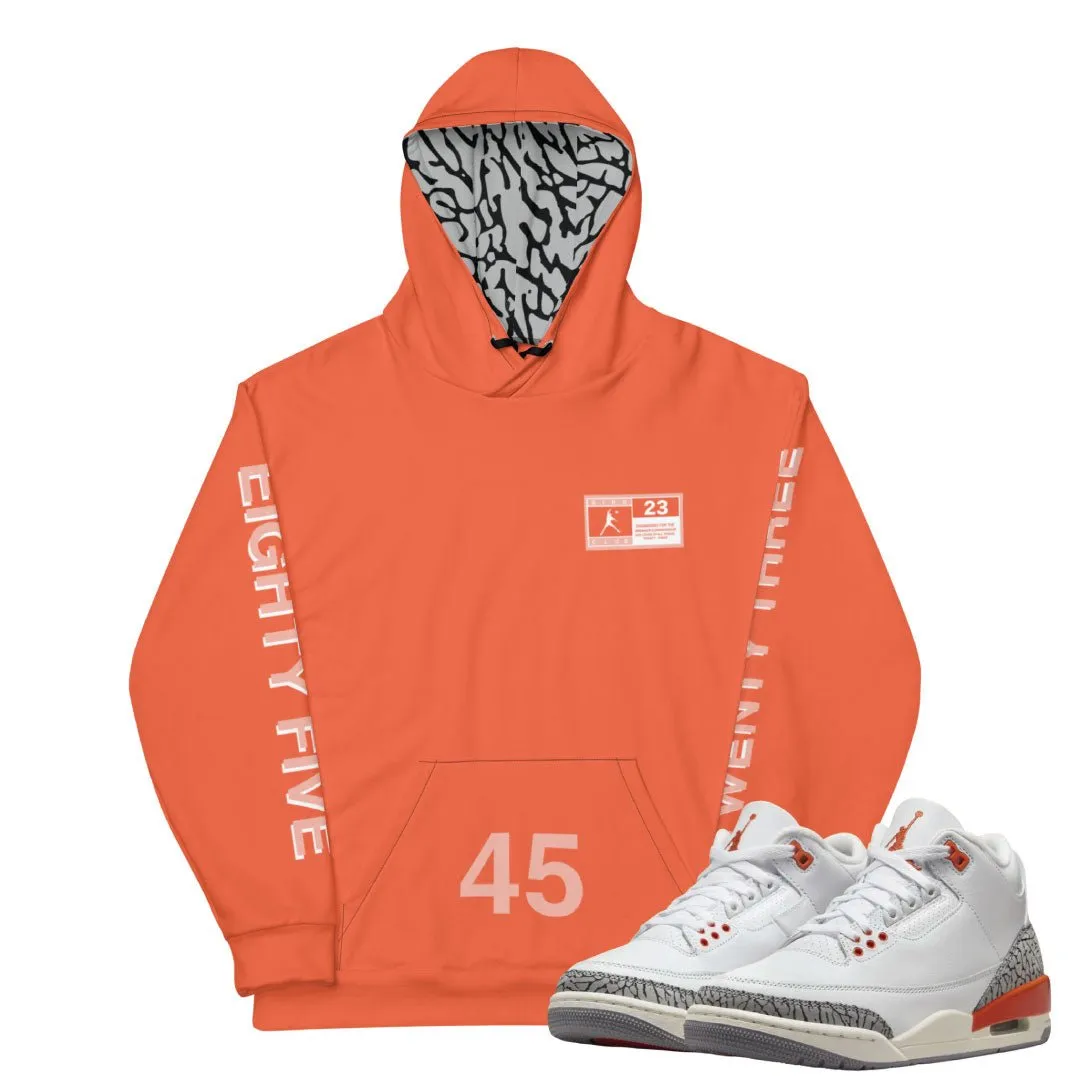 Retro 3 "Georgia Peach" Mike Hoodie