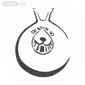 Space Hopper Stencil