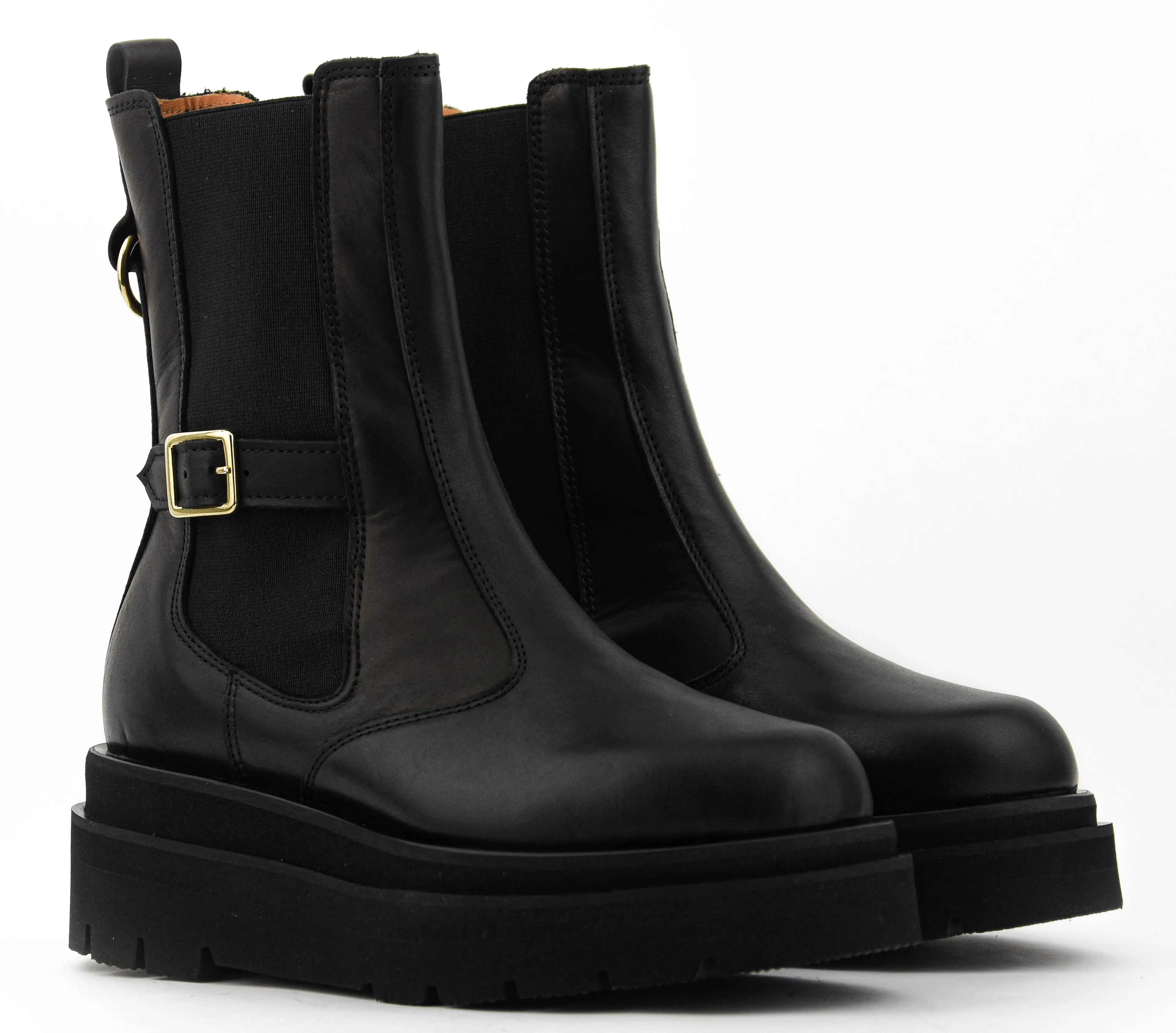 TORAL MARTHA PLATEAU CHELSEA BOOT BLACK